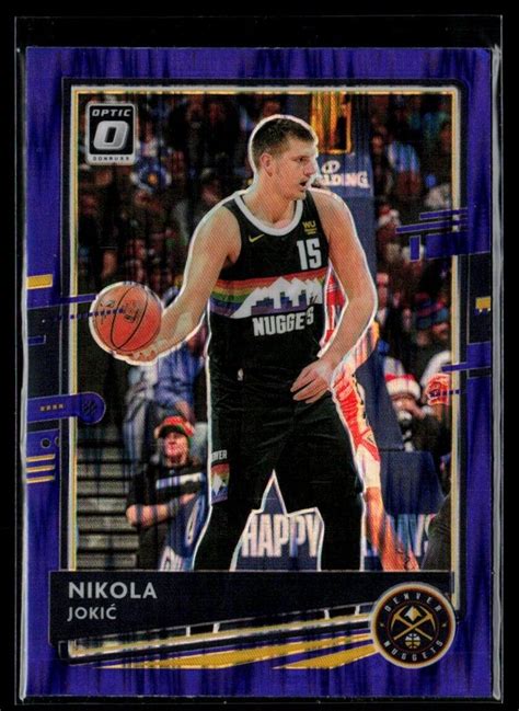 Nikola Jokic Donruss Optic Purple Shock Parallel Denver