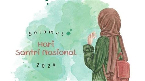 Gambar Poster Ucapan Selamat Hari Santri Nasional Bahasa Arab