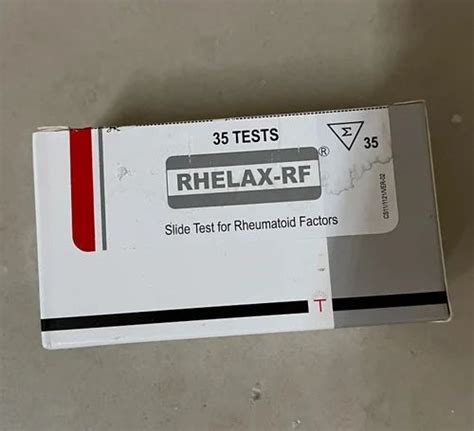 Rhelax Rf Rheumatoid Factors Slide Test Kit Blood At Best Price In Jhansi