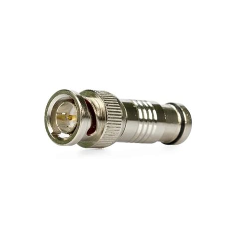 CONECTOR BNC DE COMPRESSAO RG 59 C 05 UNIDADES FASGOLD