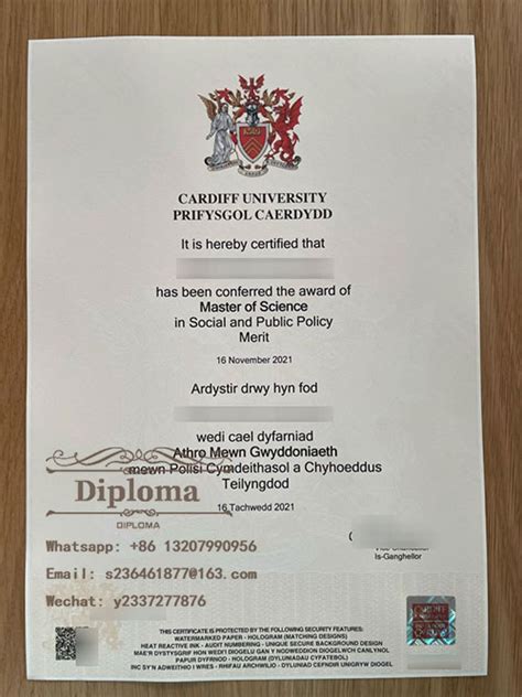 Buy Cardiff University Master Of Science Fake Certificate Buy Fake