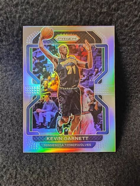 Panini Prizm Kevin Garnett Argent Prizm Minnesota Loups