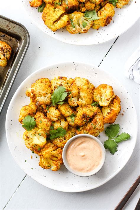 Curry Roasted Cauliflower Vegan Gluten Free Hannah Magee Rd