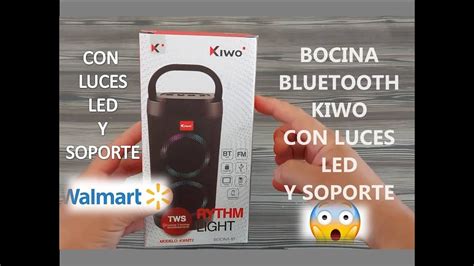 Bocina Kiwo Con Luces Y Soporte Para Telefono Youtube