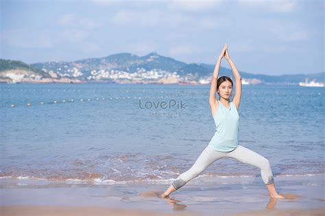 Summer Beauty Yoga At The Beach Picture And Hd Photos Free Download