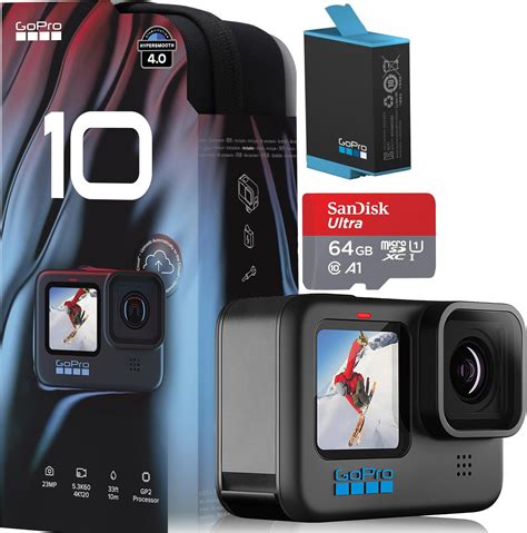 Amazon.com : GoPro HERO9 Black - Waterproof Action Camera with Front ...