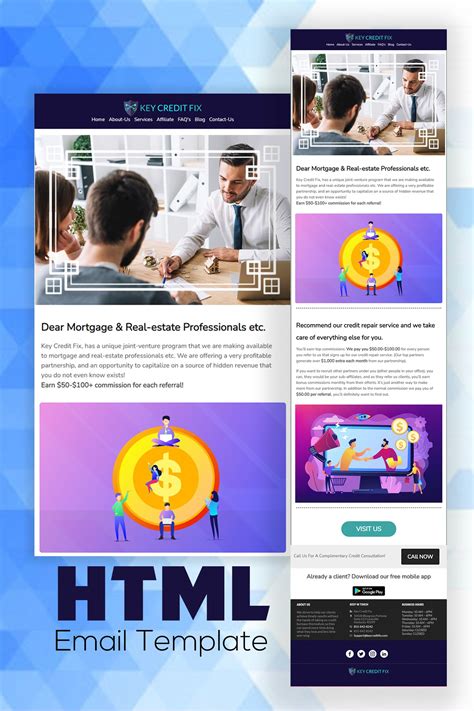 Responsive html email template – Artofit