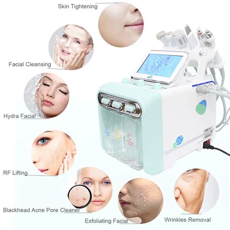 H2o2 Hydro Water Jet Peel Hydrodermabrasion Device 7 En 1 Facial