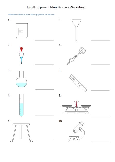 Free Lab Safety Worksheets