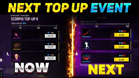 Next Topup Event Free Fire New Topup Event Next Top Up Event