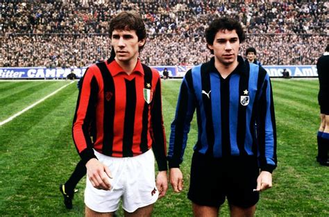 Futbol Intellect Franco Baresi Inter Milan Vintage Football