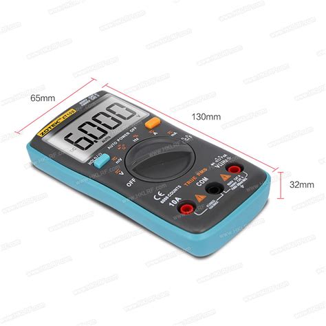 ZOTEK ZT102 Mini 6000 Counts Digital Multimeter AC/DC Voltage Current ...