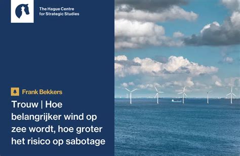 Trouw Hoe Belangrijker Wind Op Zee Wordt Hoe Groter Het Risico Op