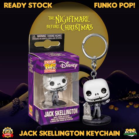 Jual Funko Pop Keychain Disney Tnbc Jack Skellington Th