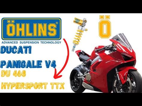 Ohlins HYPERSPORT TTX Shock Ducati Panigale V4 YouTube