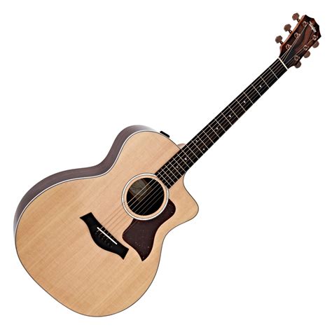 Taylor 214ce Dlx Grand Auditorium Electro Acoustic Natural At Gear4music