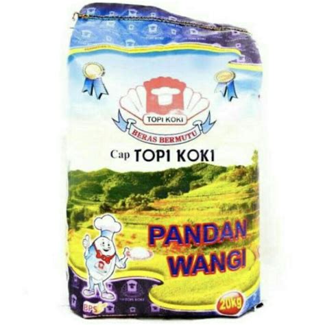 Jual Beras Topi Koki Pandan Wangi 20kg Shopee Indonesia