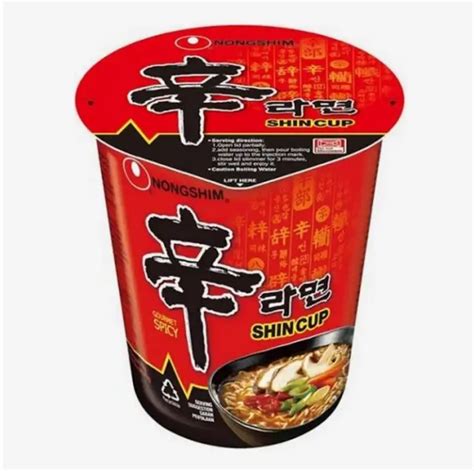 Nongshim Shin Ramyun Noodle Cup 68g Set Of 12