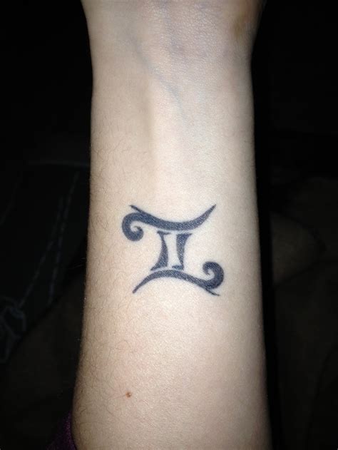 My Gemini Symbol Tattoo | Tattoo designs, Tattoo drawings, Symbol tattoos