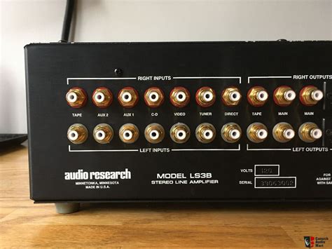 Audio Research Ls3b Preamp With Balanced Outputs Photo 3913263