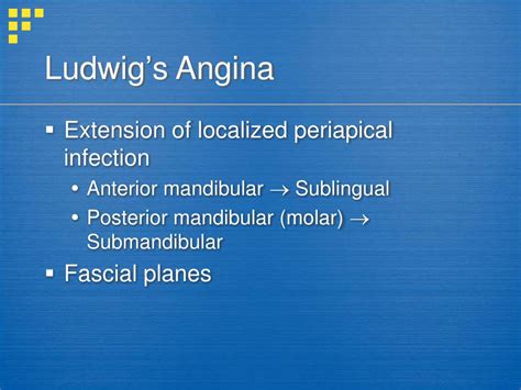 Ppt Ludwig ’ S Angina Powerpoint Presentation Free Download Id 1220828