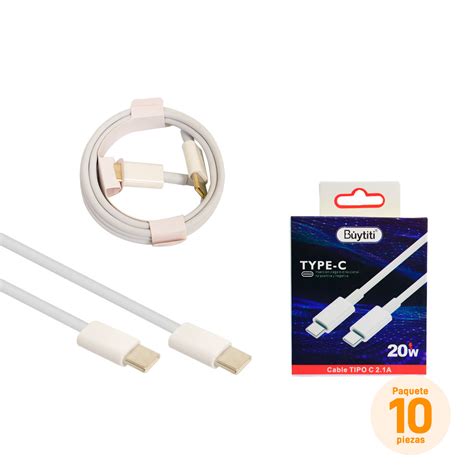 Paquete De Cables De Carga Tipo C A Tipo C M Buytiti