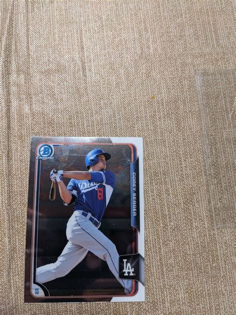 2015 Bowman Chrome Prospects BCP250 Corey Seager RC For Sale