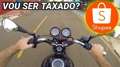 COMPREI NA SHOPEE E FUI TAXADO ROLÊ DE CG 125 FAN YouTube