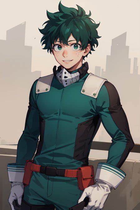 Ai Art Lora Model Izuku Midoriya Pixai