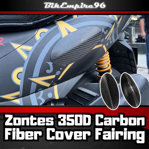 Zontes 350d Carbon Fiber Cover Fairing Protector Shopee Malaysia