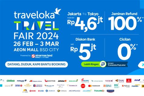 Traveloka Travel Fair 2024 Segera Digelar Cek Lokasi Dan Promonya