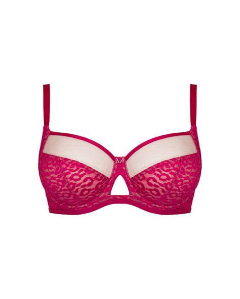 Victory Wild Balcony Bra Hot Pink Blush Tkd Lingerie