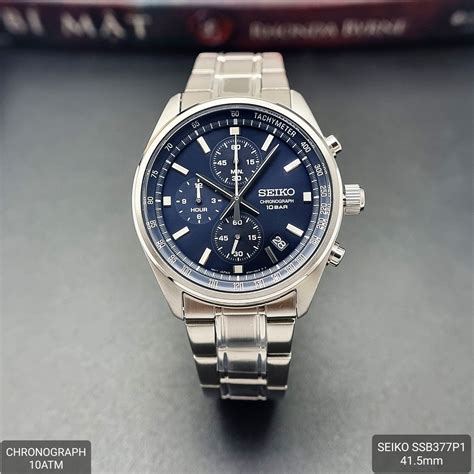 Seiko Quartz Ssb377p1 Ssb377 Chronograph Chính Hãng Giá Tốt