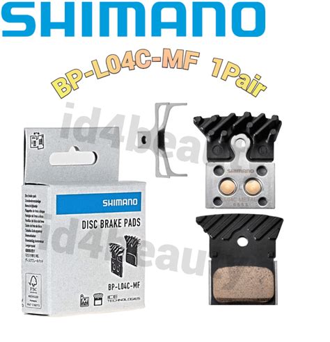 Box Shimano L C Mf Metal Disc Brake Pad W Cooling Fin Spring Br