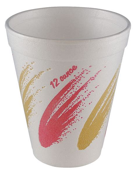 GRAINGER APPROVED Oz Foam Disposable Cold Hot Cup White PK GED C ASIM Ll Grainger