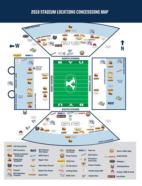 Lavell Edwards Stadium Seating Chart A Visual Reference Of Charts