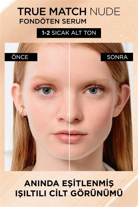 L Oreal Paris True Match Nude Fondöten Serum 1 2 Rosy Light Fiyatı Yorumları Trendyol
