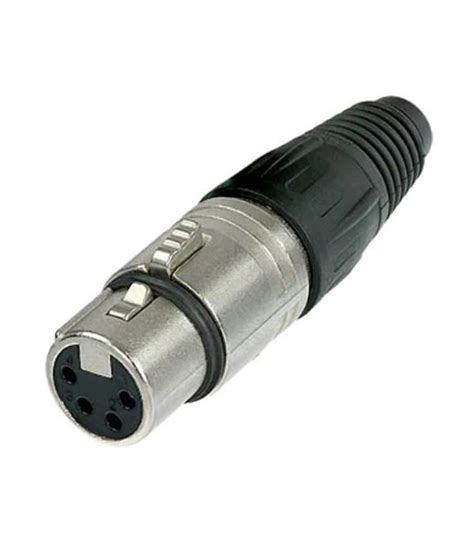 Nc Fx Ficha Xlr F Mea Pinos Para Cabo Neutrik