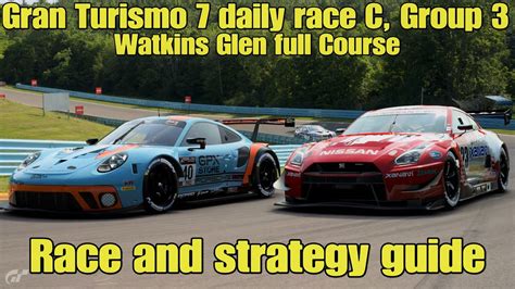 Gran Turismo Daily Race C Race And Strategy Guide Group Watkins