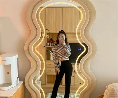 Full Length Led Wavy Mirror Archives Atinydreamer