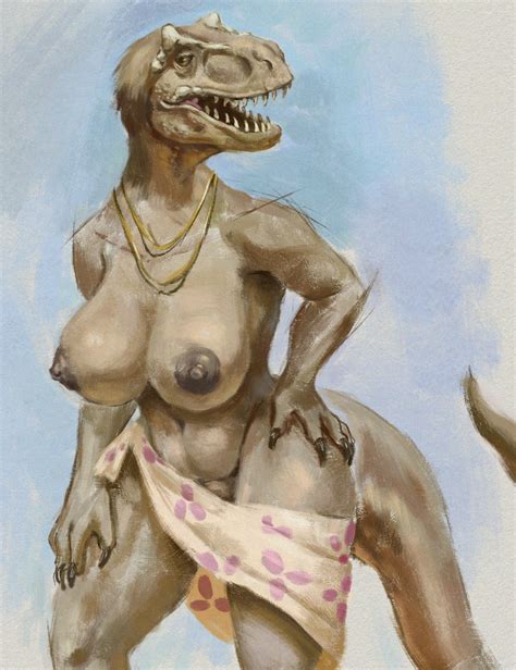 Rule 34 Anthro Big Breasts Borrowed Character Breasts Claws Dinosaur Female Hi Res Huge