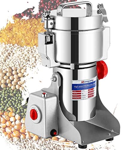 Moongiantgo 700g Grain Mill Grinder Commercial Spice Grinder 2500W