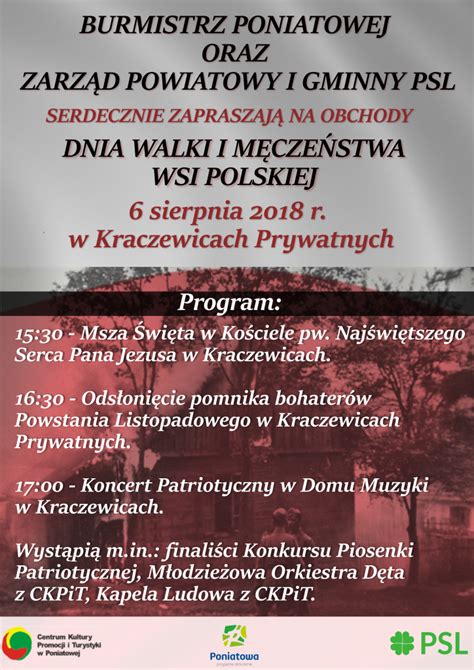 Poniatowa Dzień Walki i Męczeństwa Wsi Polskiej