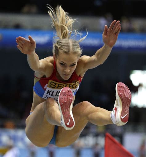 Легкая атлетика в России Russias Darya Klishina Makes An фото Photo