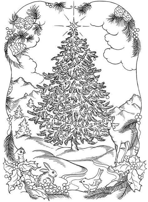 14 Best Adult Coloring Pages Christmas Trees Images On Pinterest Print Coloring Pages