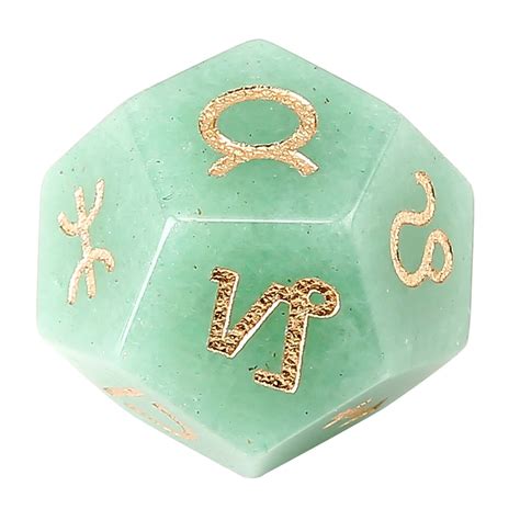 Sided Astrology Tarot Card Dice Multifaceted Constellation