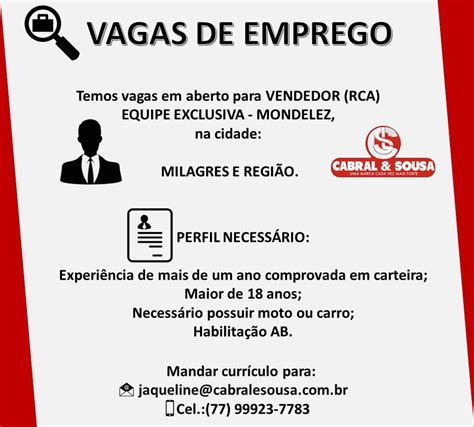 Cabral E Sousa Vagas