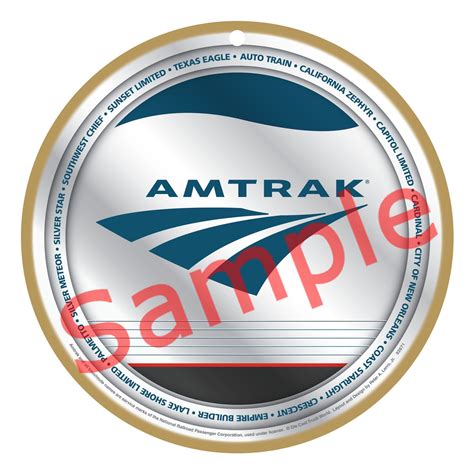 Amtrak Railroad Current Logo Wood Plaque Sign Etsy