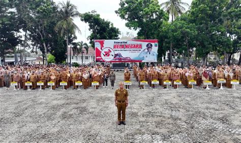 Thamrin Kembali Ingatkan Kedisiplinan Pada Apel Perdana Di Tahun