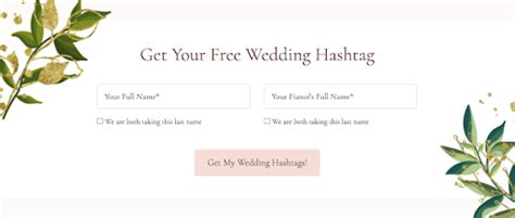 Where To Get The Best Wedding Hashtag [Examples For Inspiration]